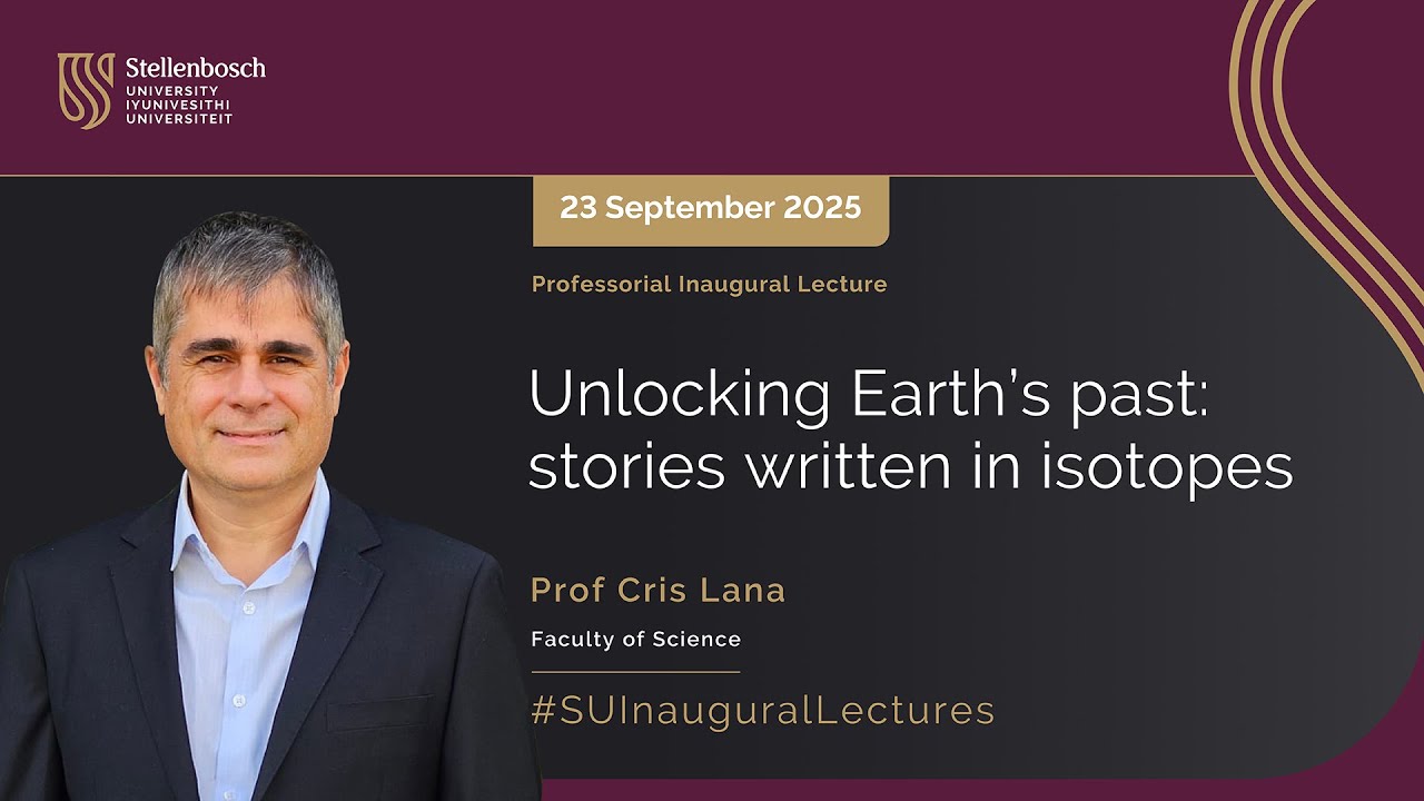 Inaugural Lecture (2025): Prof Cris Lana