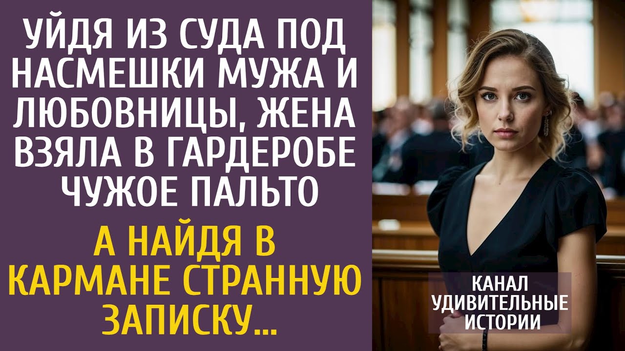 Уйдя из суда под насмешки мужа и любовницы, взяла в гардеробе чужое пальто… А найдя в нем записку...