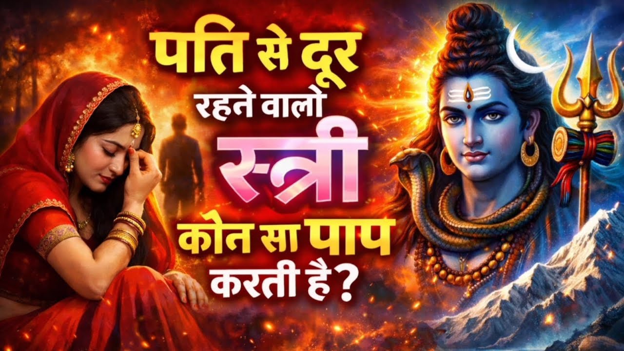 महादेव ने बताया पति से दूर रहने वाली स्त्री कौन सा पाप करती है | पति-पत्नी का रहस्य कथा