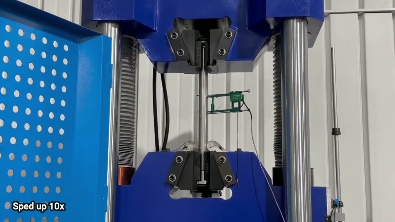 Tensile Testing Full Section Tube and Pipe per ASTM E8