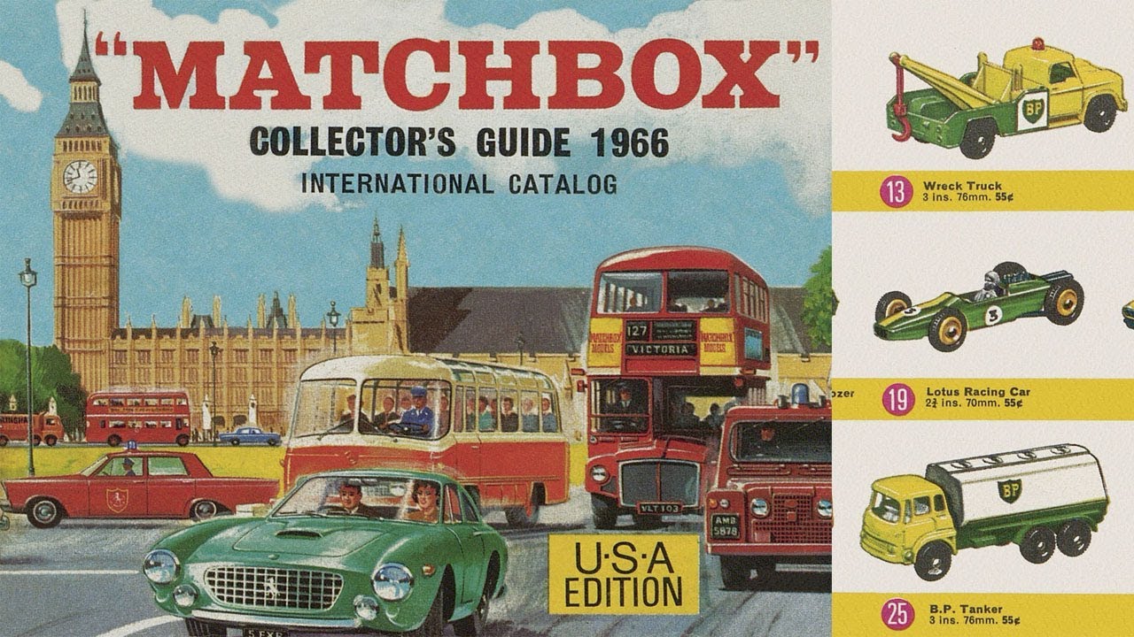 Презентация всех моделей Matchbox от 1966 года.