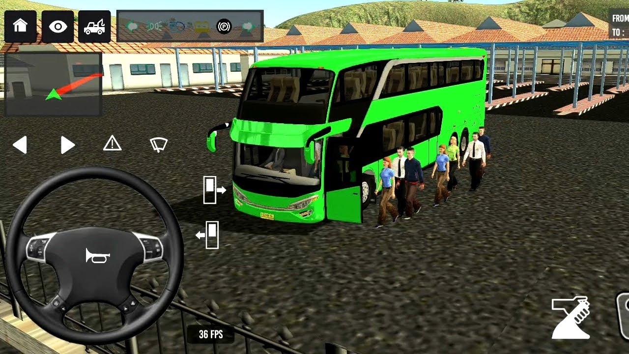 Bus Simulator Indonesia -👮‍♂️🔥new euro coach bus 🚍❤️simulator indonesia ll #bus#simulator #gameplay