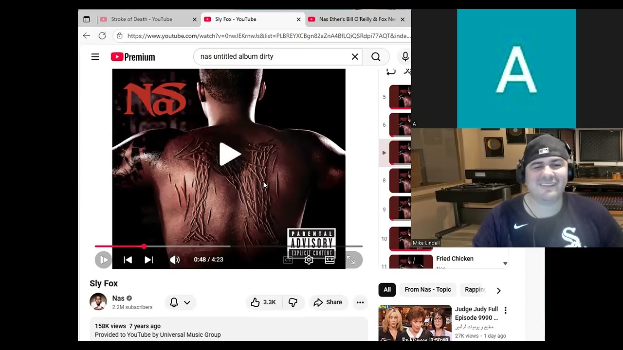 Nas "Sly Fox" Reaction by rapper and rap historian