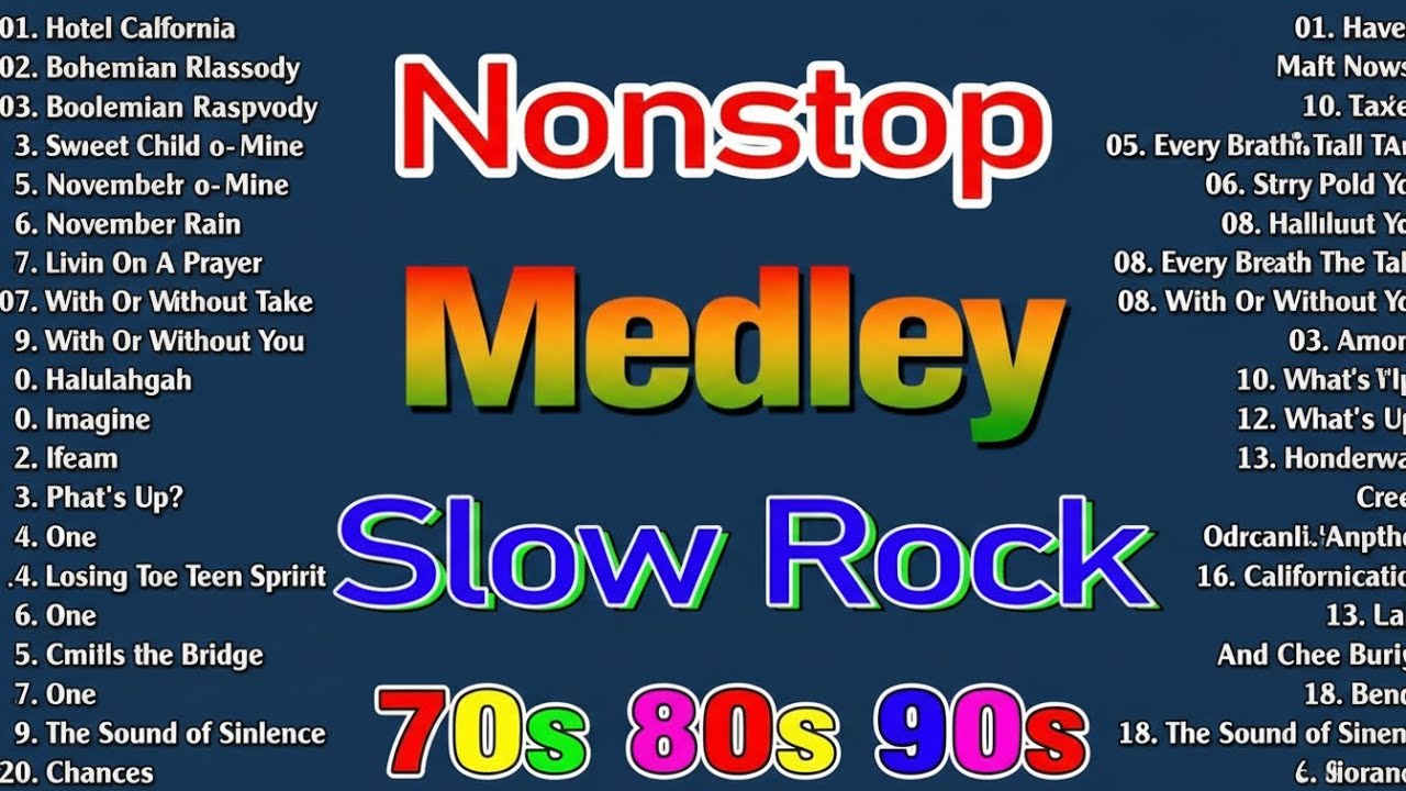 SLOW ROCK LOVE SONGS COLLECTION 70S 80S 90S | NONSTOP SLOW ROCK PINOY MEDLEY | BEST SONGS