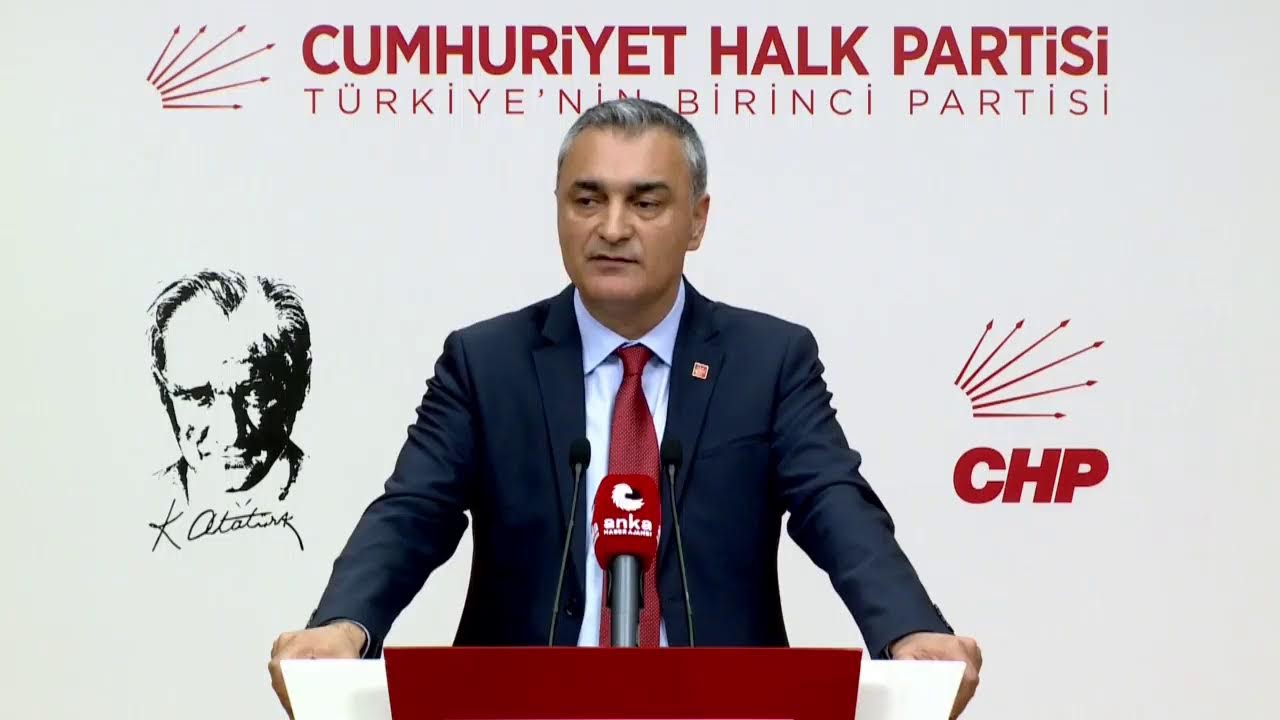 OUR PARTY SPOKESPERSON M&Uuml;SLİM SARI HOLDS A PRESS CONFERENCE AT OUR HEADQUARTERS
