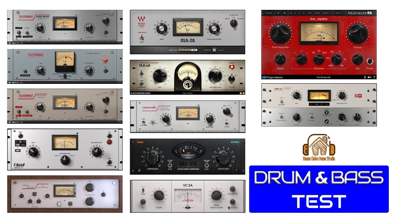LA-2A Compressor Plugin Comparison / Plugin Shootout - Drum & Bass | VST Plugins