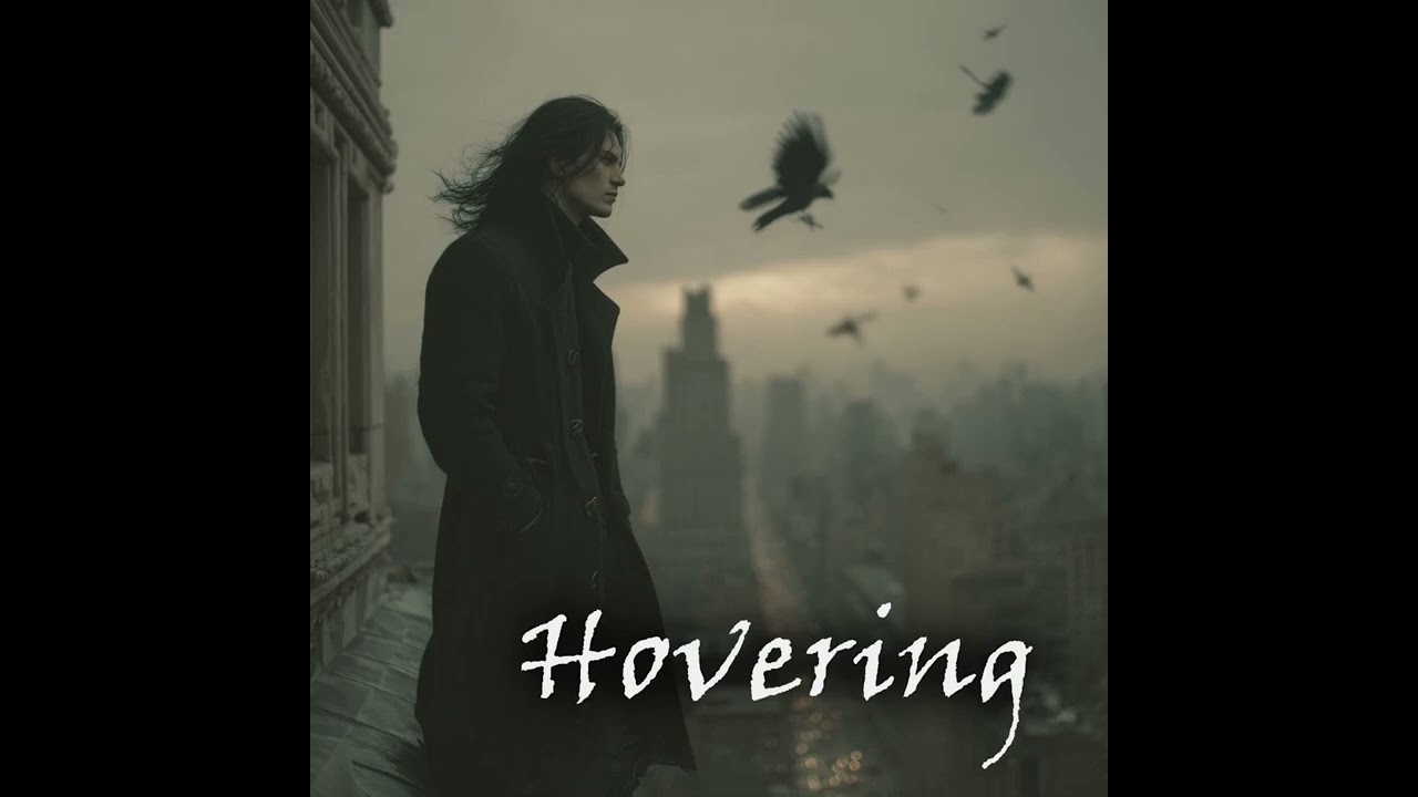 Corvus Niger (The Black Crow) - Hovering