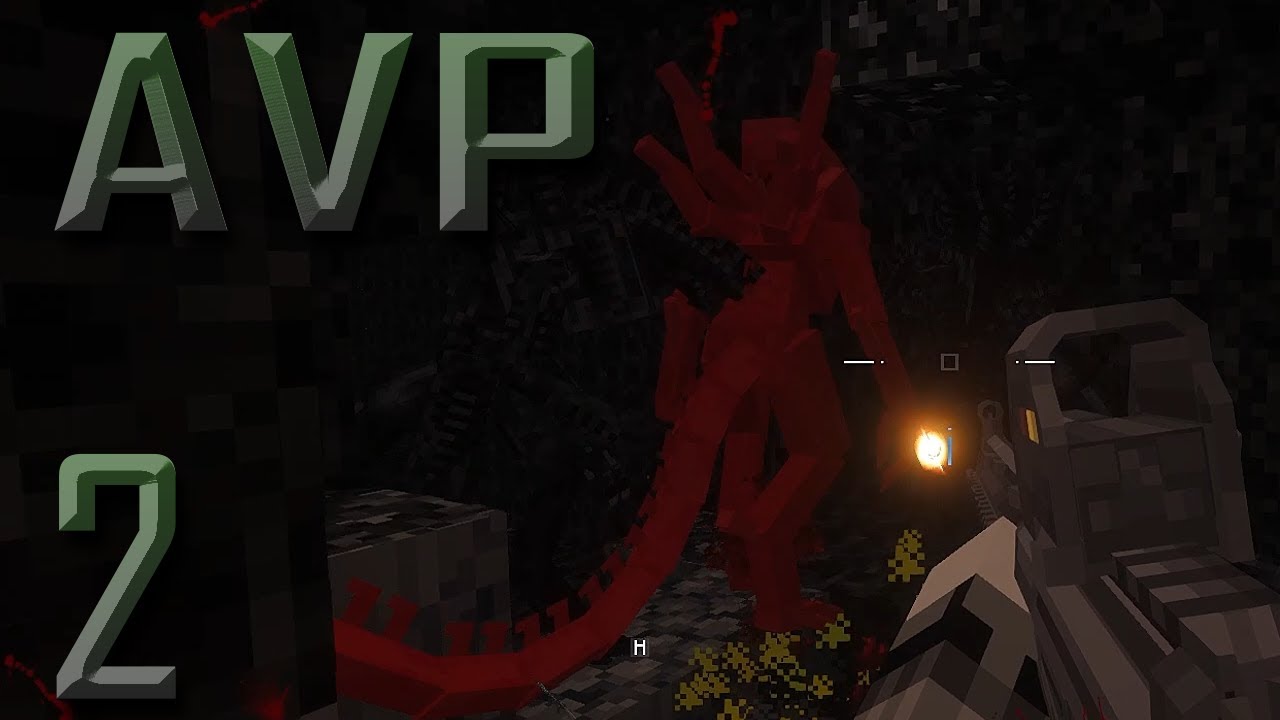 Я потревожил улей! | AVP Minecraft | Эпизод 2