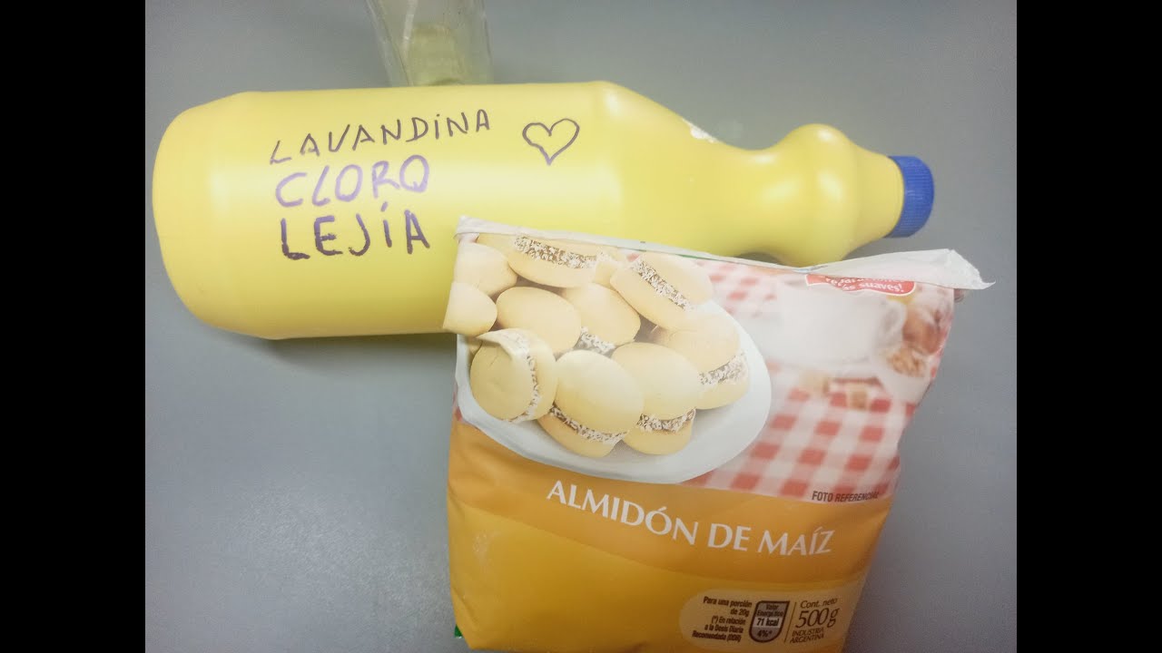 LAVANDINA, (Cloro o Lejia) Con FECULA DE MAIZ, No te imaginas el resultado!!!!