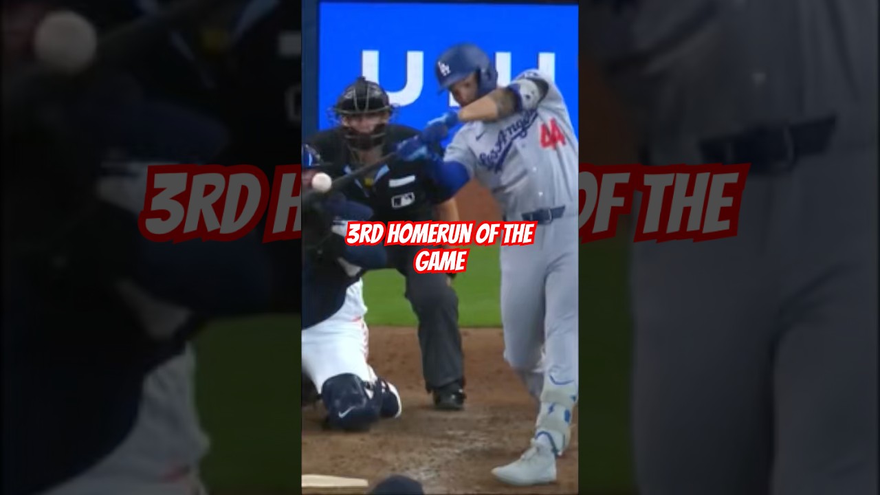 Dodgers Highlights: Andy Pages Hits 3rd Homerun of the Game (8) #dodgers #andypages #homerun