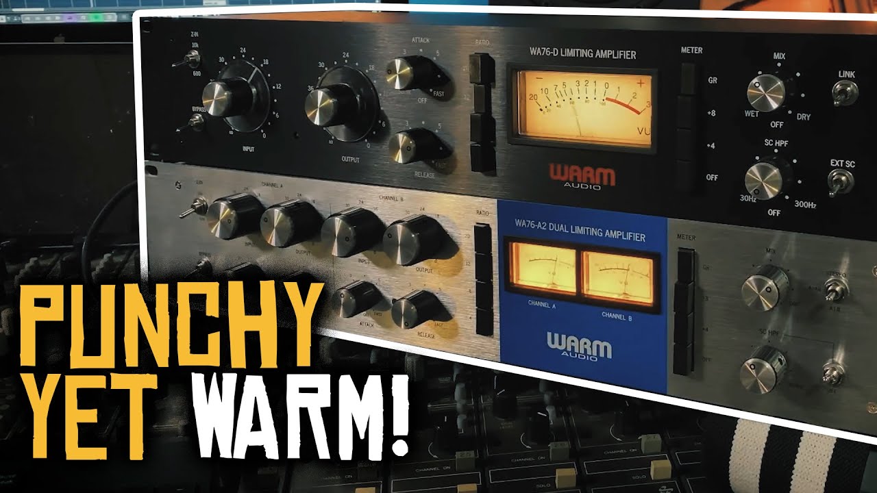 Микширование барабанов с помощью WARM AUDIO WA76 A & D 🤘