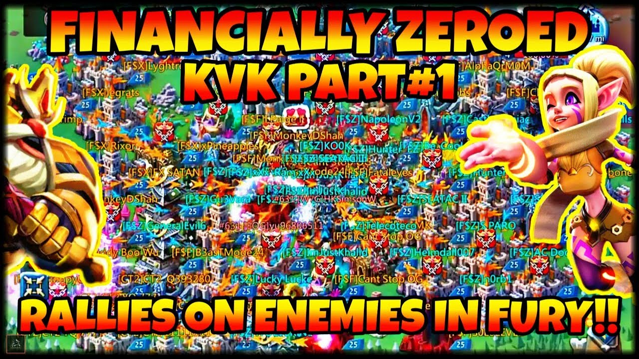 Lords Mobile| FINANCIALLY ZEROED FIRST KvK IN 2020!! RALLIES ON ENEMIES IN FURY!!