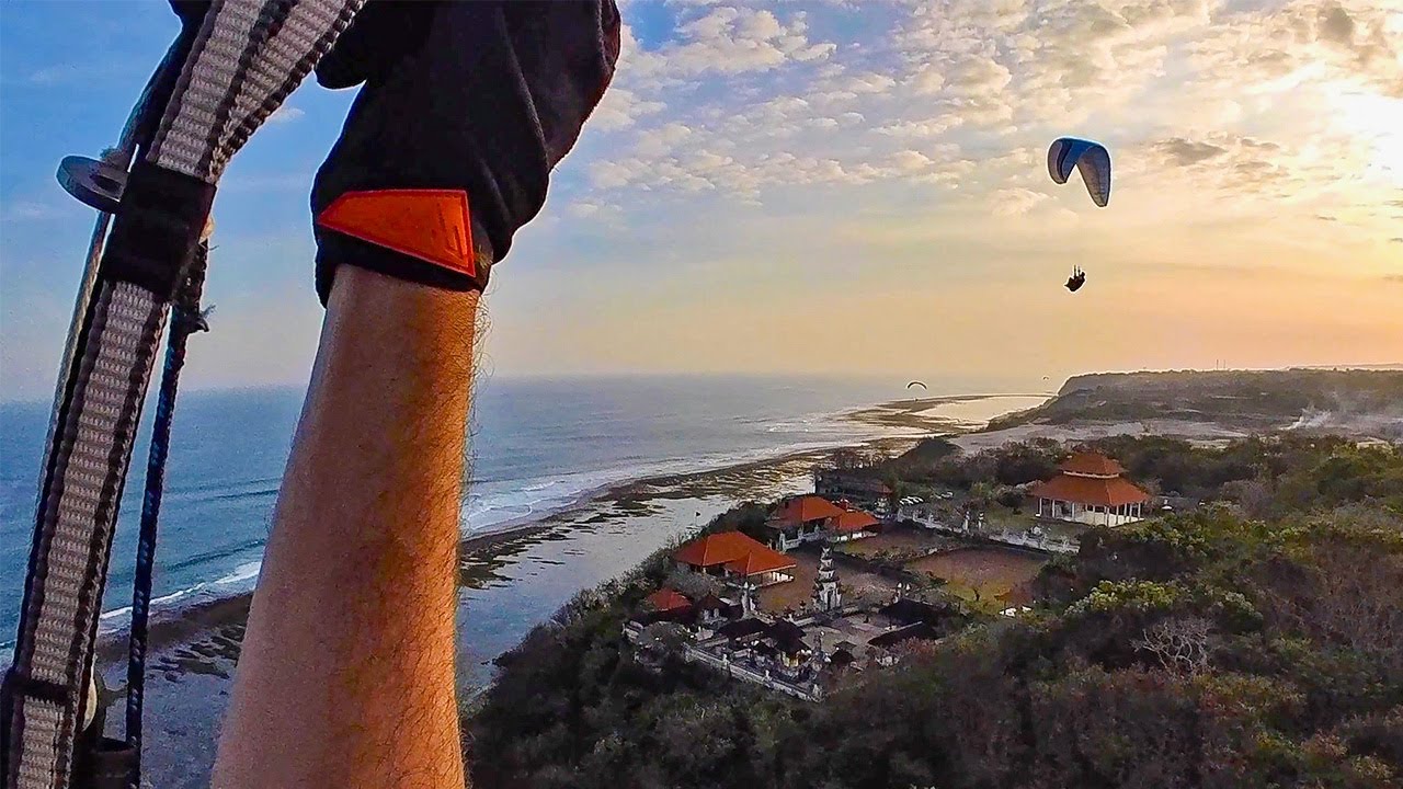Evening Paragliding in Bali