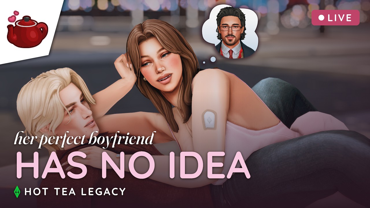 My Sim is cheating on her PERFECT boyfriend&hellip; and he has NO IDEA 😳