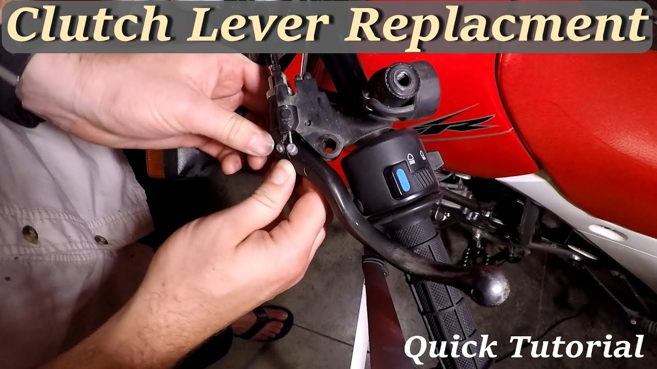 How to Replace a Motorcycle Clutch Lever - XR650L