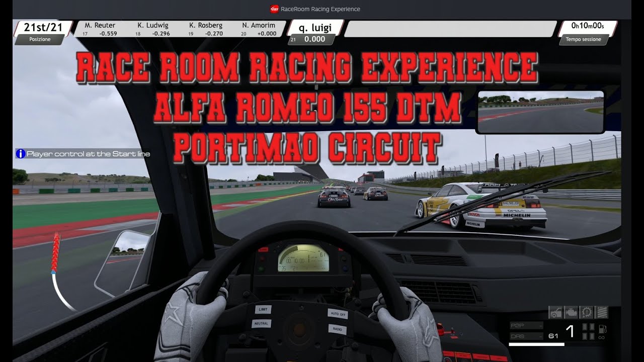 RACEROOM RACING EXPERIENCE ALFA ROMEO 155 DTM PORTIMAO CIRCUIT