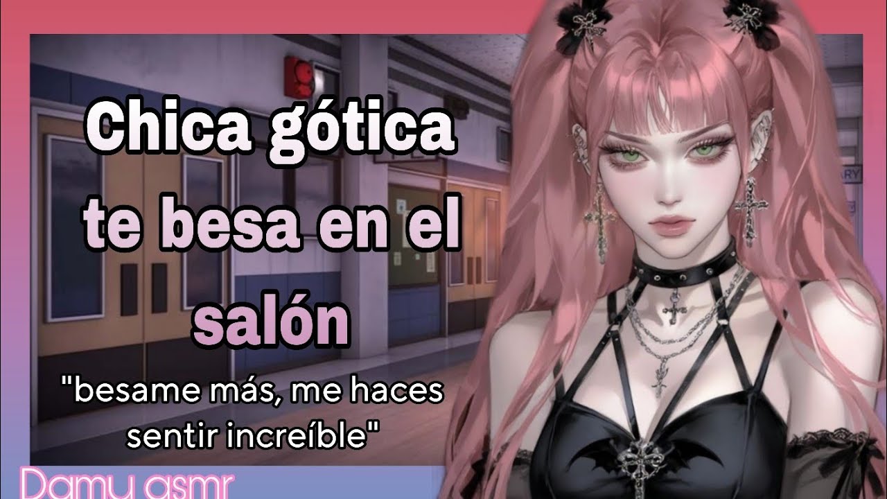 Chica gótica te besa en el salón 💋 | Asmr Roleplay 🖤