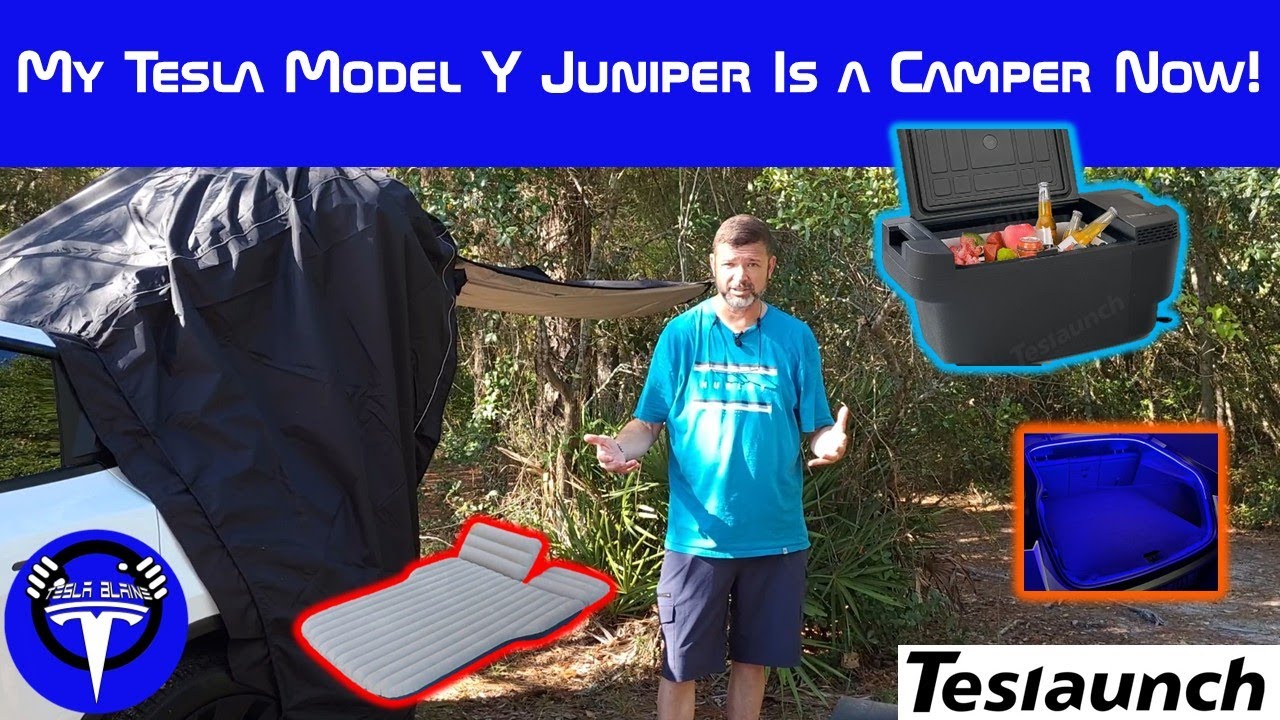 Уникальный комплект для кемпинга Tesla Model Y Juniper 🏕️ | Полный тур + необходимое снаряжение!