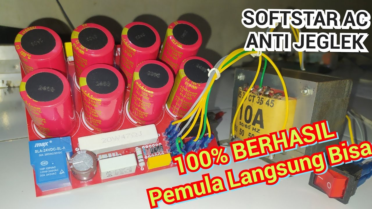 Cara pasang Sofstar power amplifier , Sofstar AC Listrik Anti jeglek
