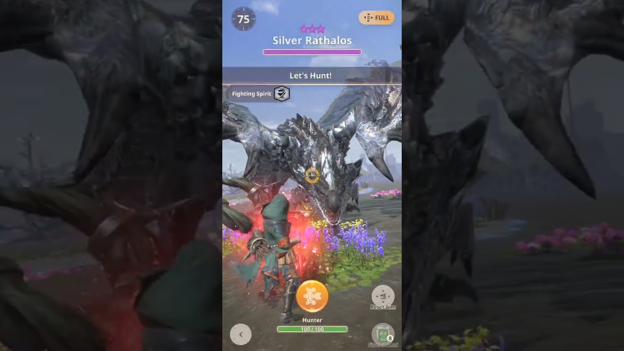 Monster Hunter Now - 8 Star Silver Rathalos Hunt #mhnow #monsterhunter #silverrathalos