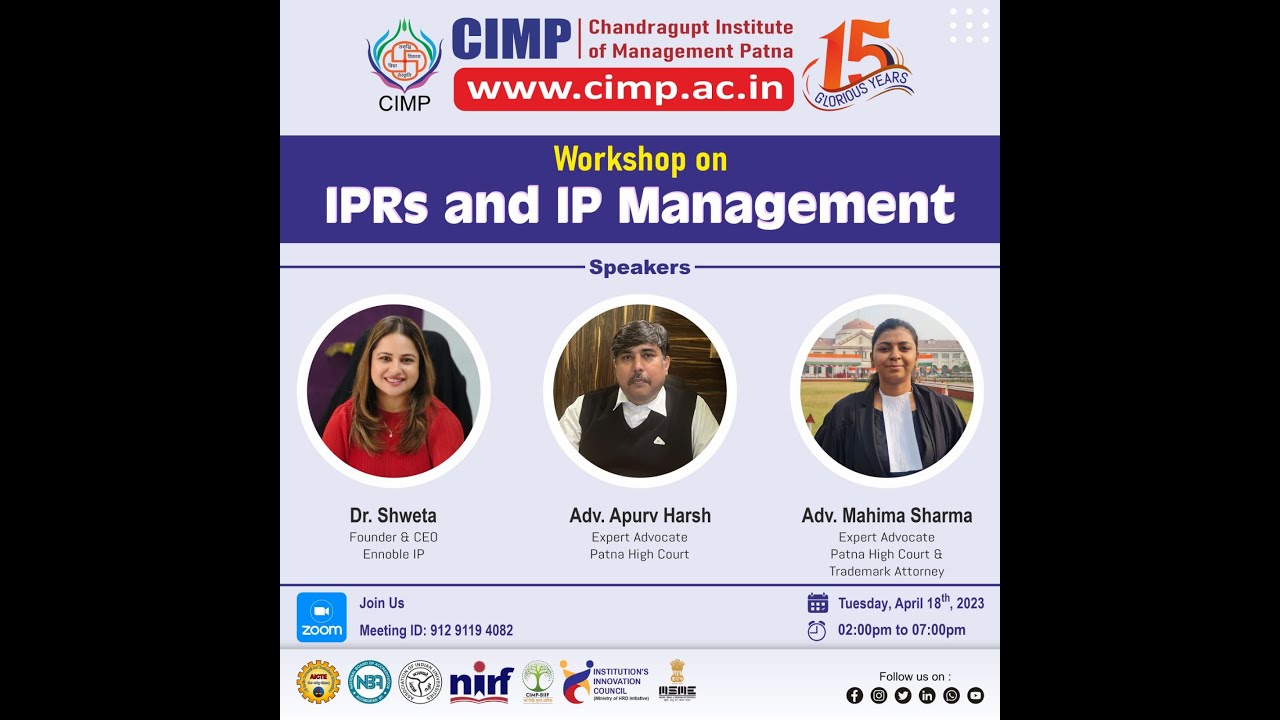 Workshop on IPRs and IP Management
