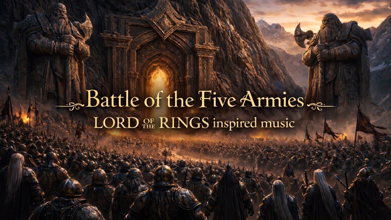 Battle of the Five Armies 🗡️ - Lord of the Rings inspired Music