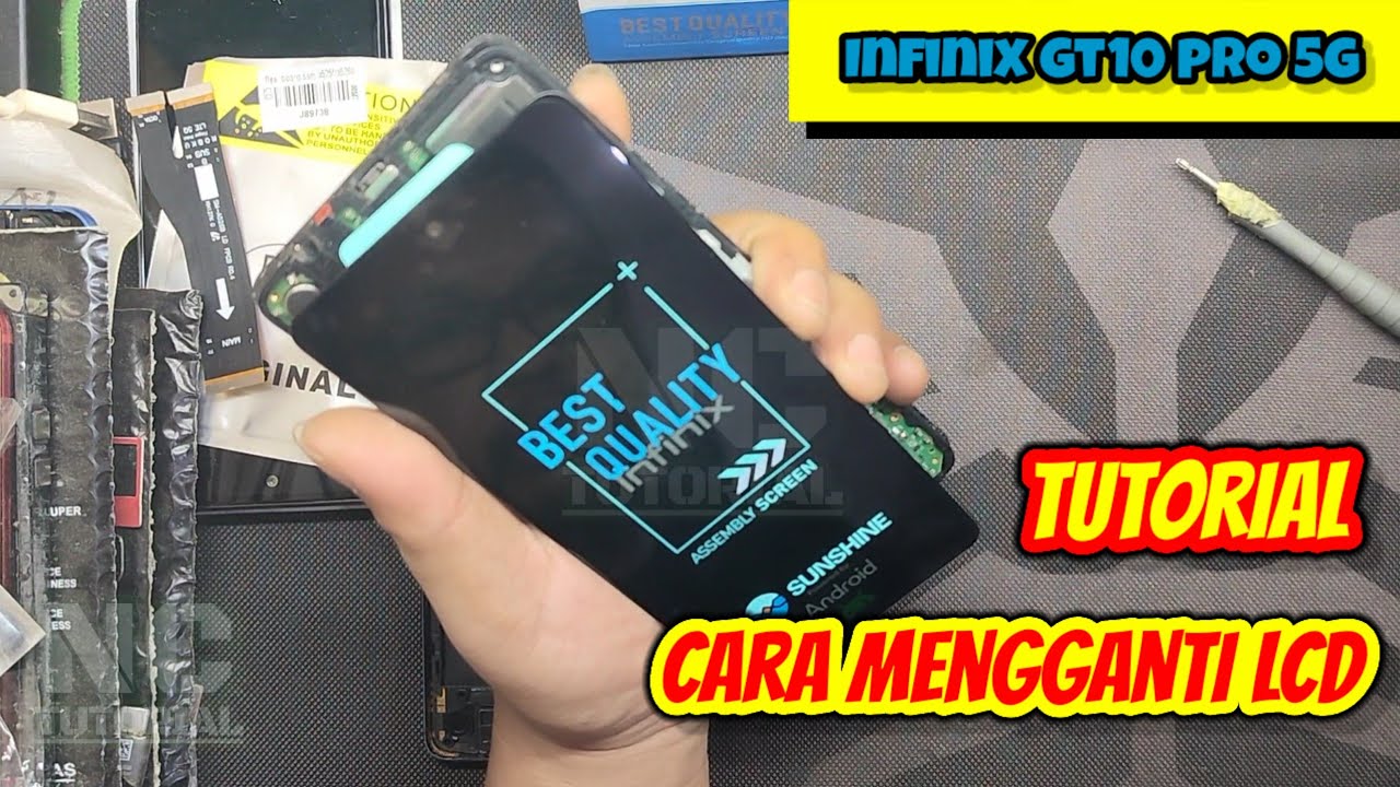 TUTORIAL CARA MENGGANTI LCD HP INFINIX GT10PRO 5G