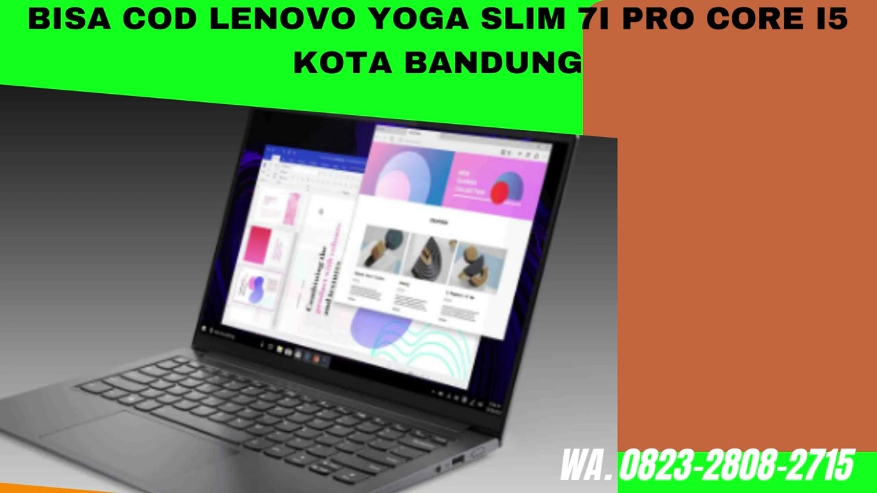 BISA COD LENOVO YOGA SLIM 7I PRO 14IAH7 KOTA BANDUNG,WA. 0823-2808-2715