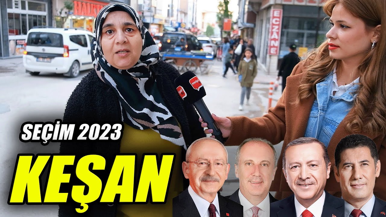 KEŞAN | KESİNTİSİZ Cumhurbaşkanlığı Sayaçlı Seçim Anketi / Sokak Röportajları | Seçim 2023