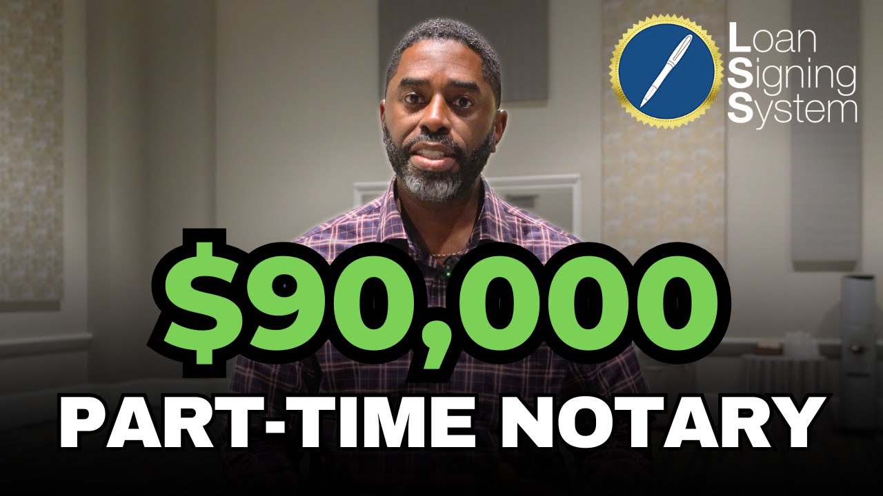 He Makes $90,000 a Year 💰 | Part-Time Dual Notary Signing Agent (North Carolina & Virginia)