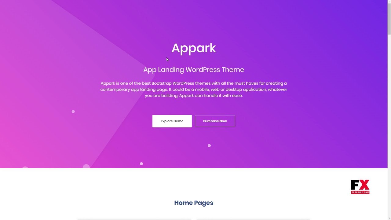 Appark -&ldquo; App Landing WordPress Theme      Dakota Wesley