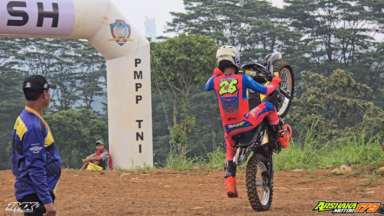 GASS BALAPAN ENDURO DI HAMBALANG‼️SUDAH POSISI SATU MALAH CRASH‼️