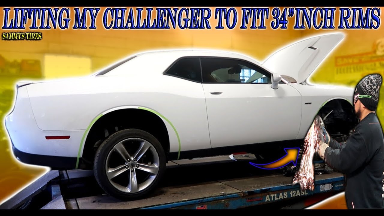 BEHIND THE SCENES AT THE LIFT SHOP FITTING 34S ON MY CHALLENGER