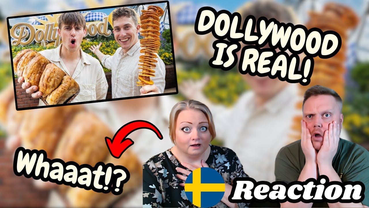 Swedes reacts to -Two Brits go to Dollywood for the first time!
