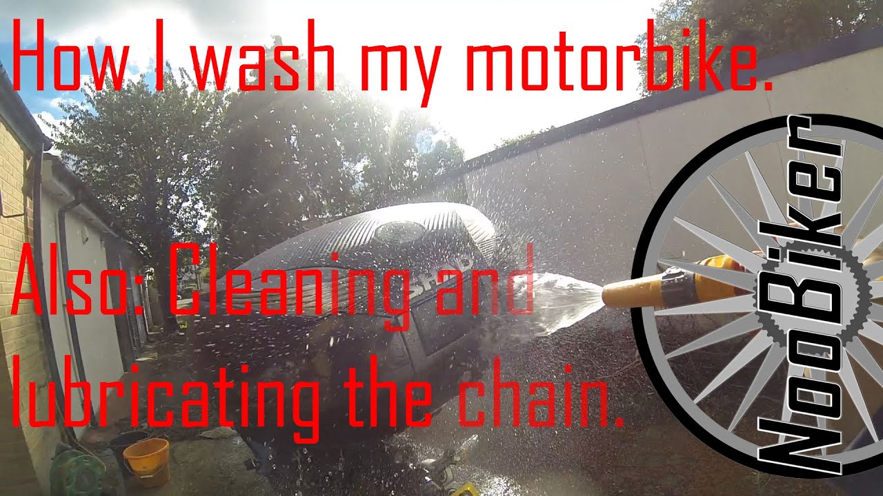 HOWTO: How I wash my Kawasaki Z1000SX | How I clean and lubricate the chain