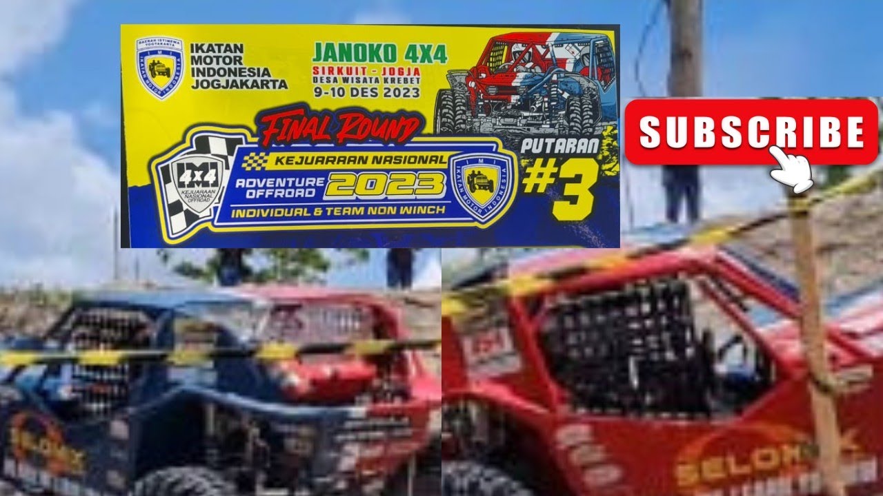 Mas wahyu lamban terbaik di epen kejurnas ofroad Final Round di sirkuit Janoko 4x4 jogja Cdom ofroad