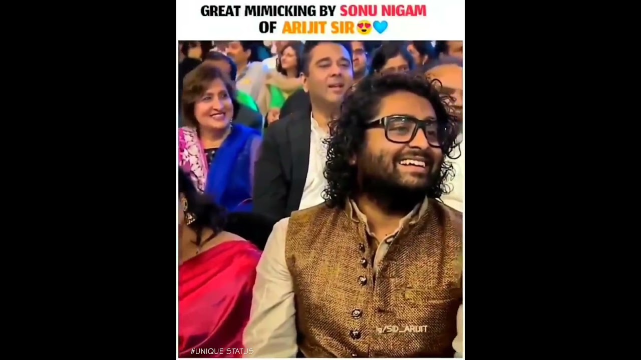 Arijit Singh songs mimicking by Sonu Nigam #arijit #starrolex #arijitsingh #shorts #trending #status