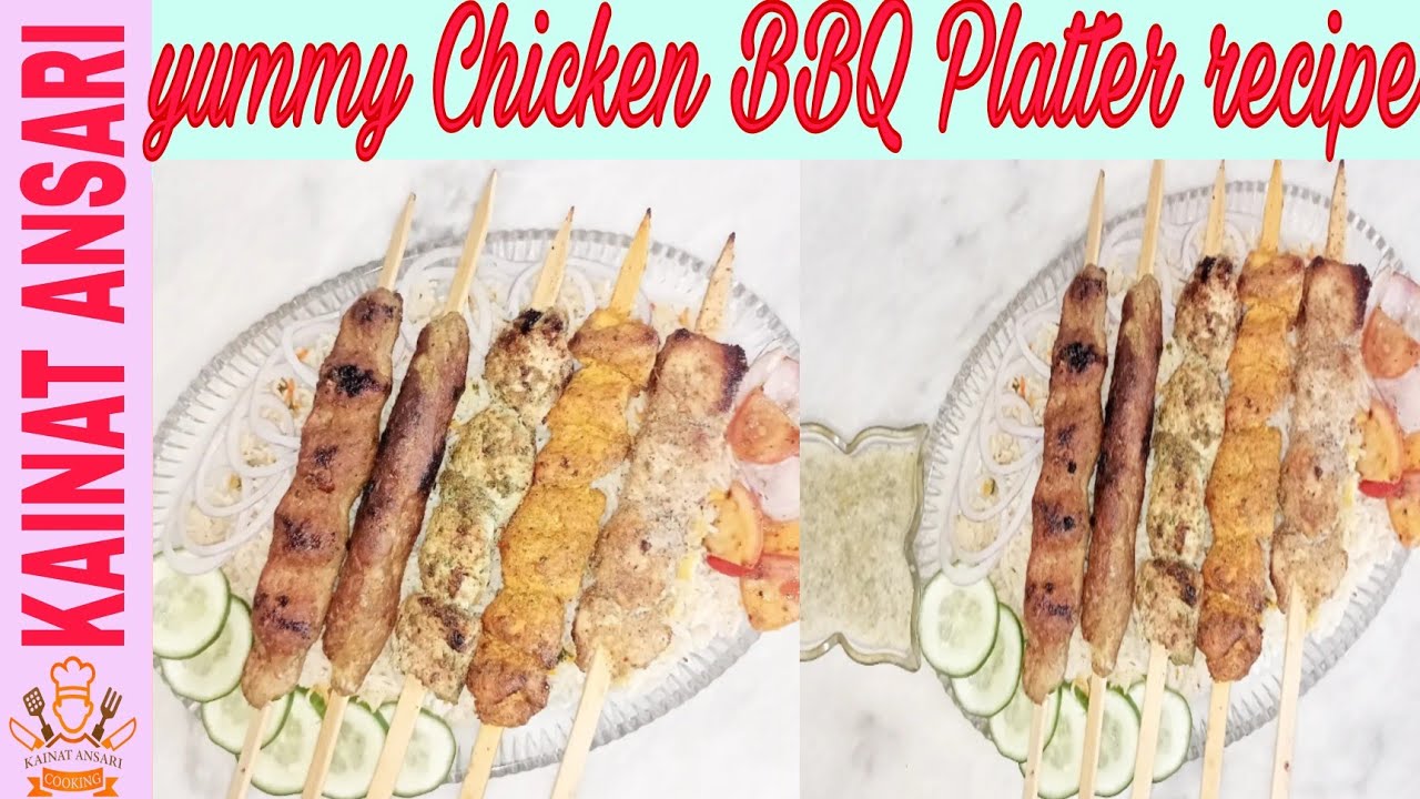 Tasty Chicken BBQ Platter recipe by Kainat Ansari / BBQ platter / barbq chicken || KAINAT ANSARI