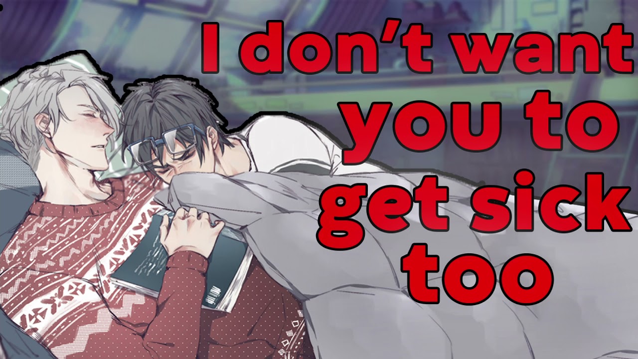 ASMR Caring for Your Sick Bratty Boyfriend (M4M) (Raspy Voice) (Reverse Comfort) (Cuddling)
