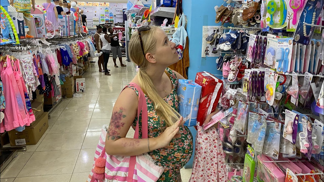Baby and Food Shopping In Jamaica