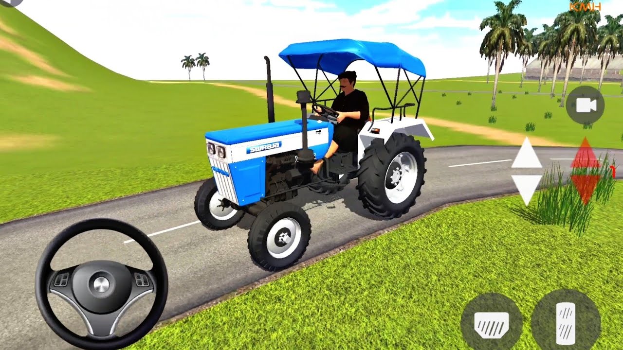 Real Swaraj 4x4 Tractor Realistic Old Town Drive - Indian Tractor Driving 3D - Android Gameplay