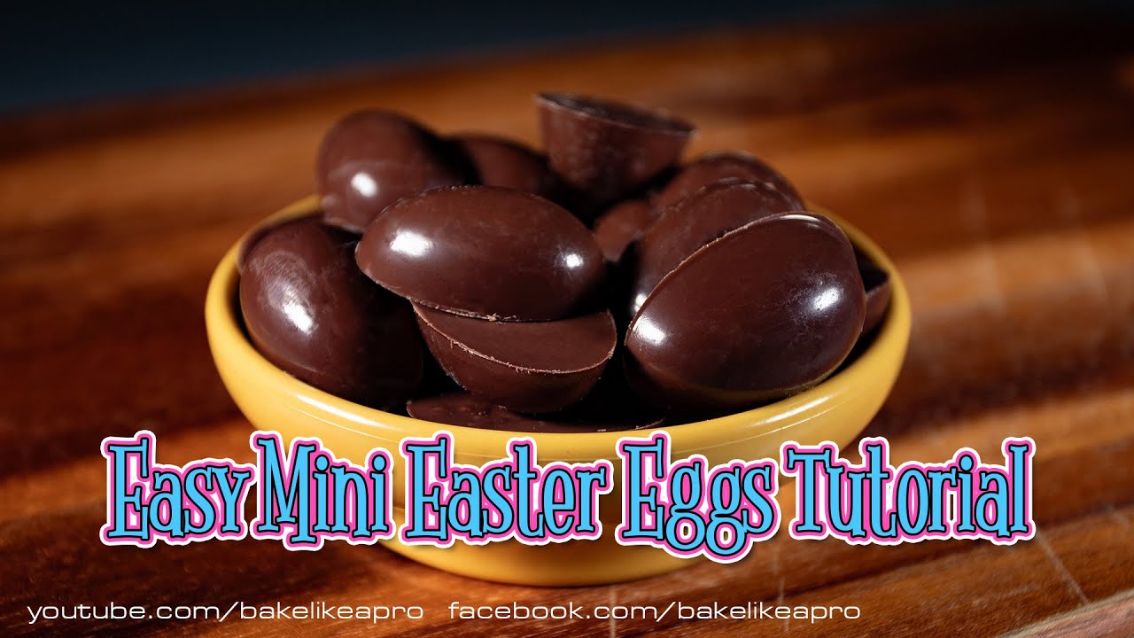 Easy Mini Chocolate Easter Eggs Tutorial