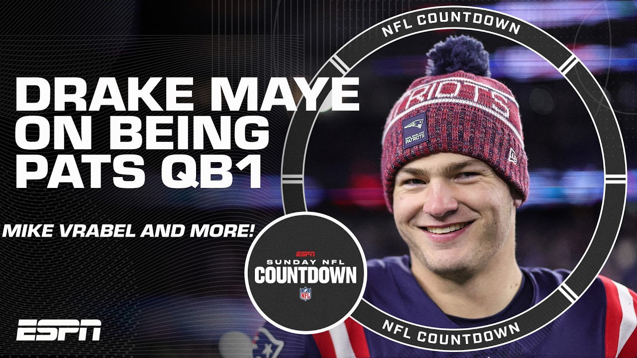 Drake Maye on how Mike Vrabel has developed him as a leader 👏 | NFL Countdown