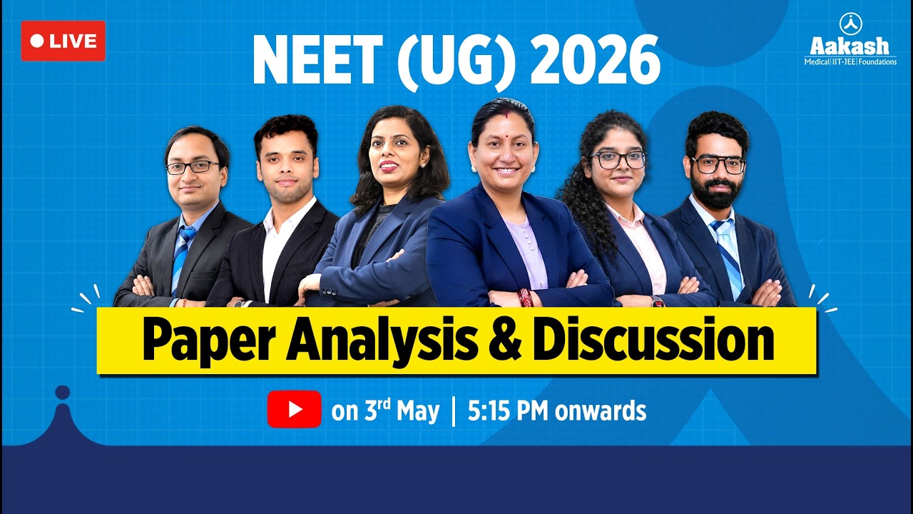 NEET 2026 Paper Discussion LIVE | Full Review & Question Paper Solutions | Live🔴