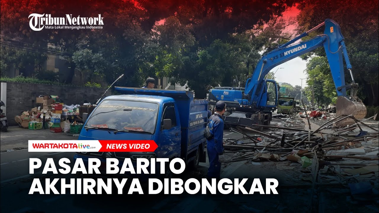 Pasar Hewan di Jalan Barito Akhirnya Dibongkar