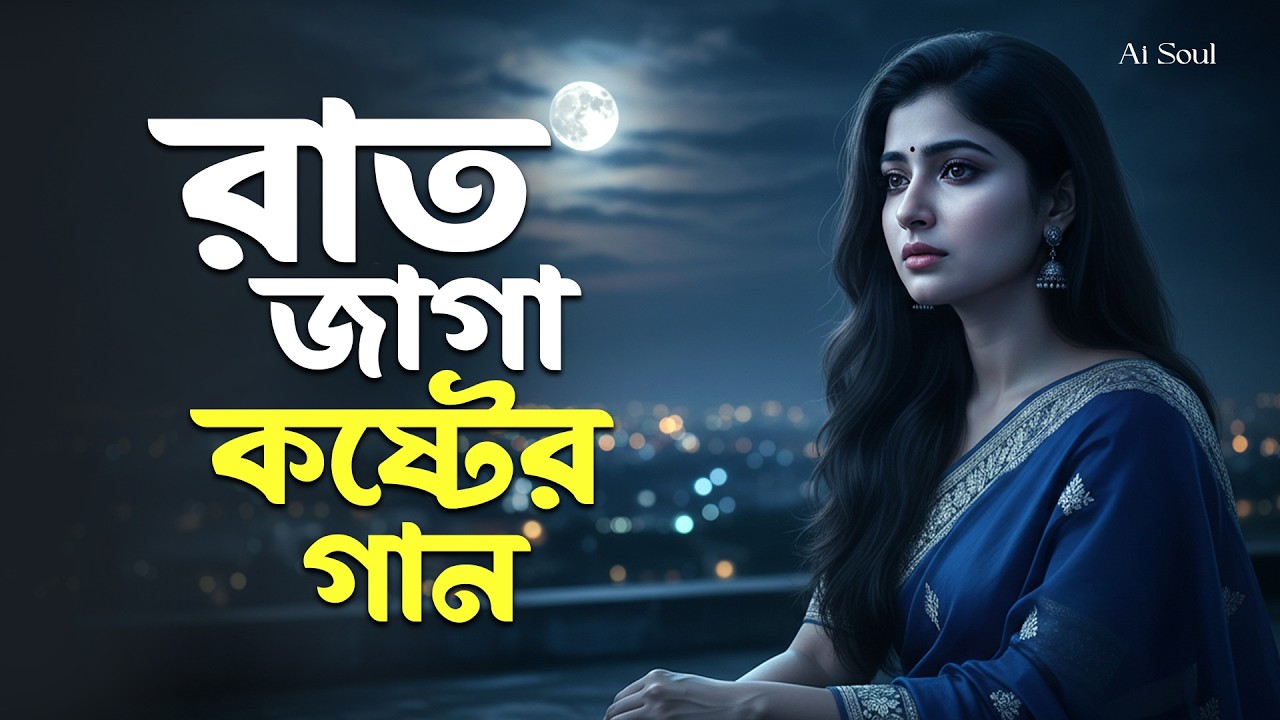 রাত জাগা কষ্টের গান 💔 | NonStop Bengali Sad Songs | Lonely Night Vibes | Ai Soul