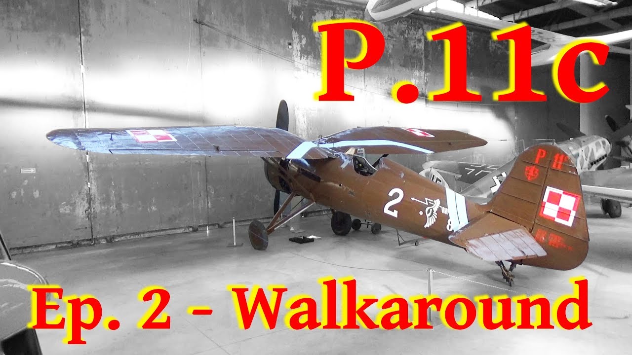 Model PZL P.11c - 1/48 Mirage Hobby - Walkaround