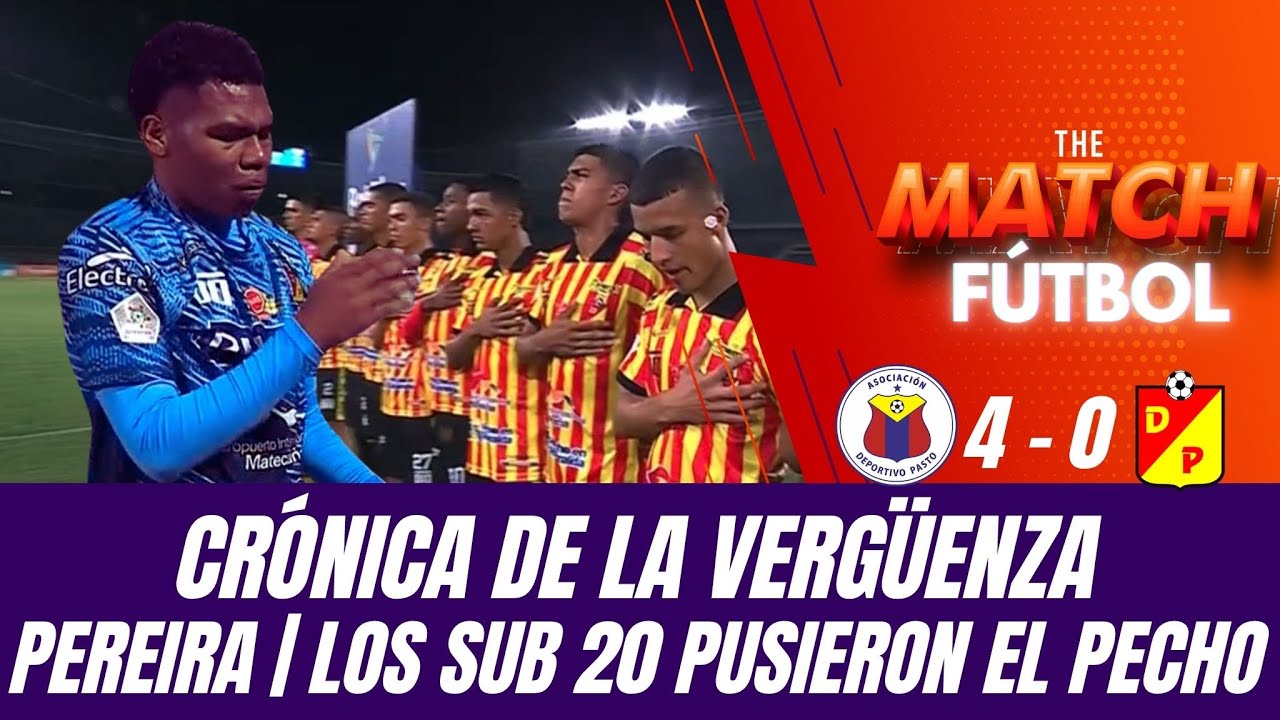 Pasto 4 Pereira 0 | Los juveniles matecañas volvieron a dejarlo todo en la cancha