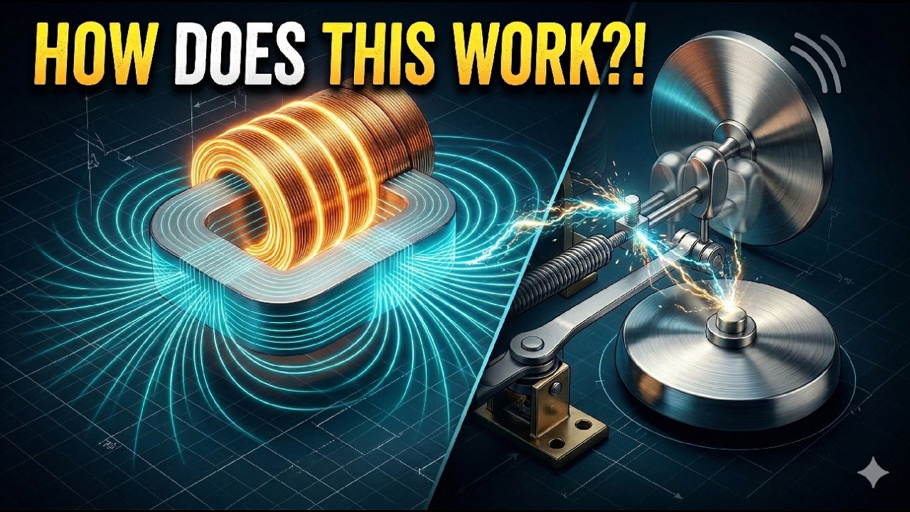 Electric Bell Explained ⚡ How Electricity Becomes Sound (Deep Science) #detailedexplanation #physics