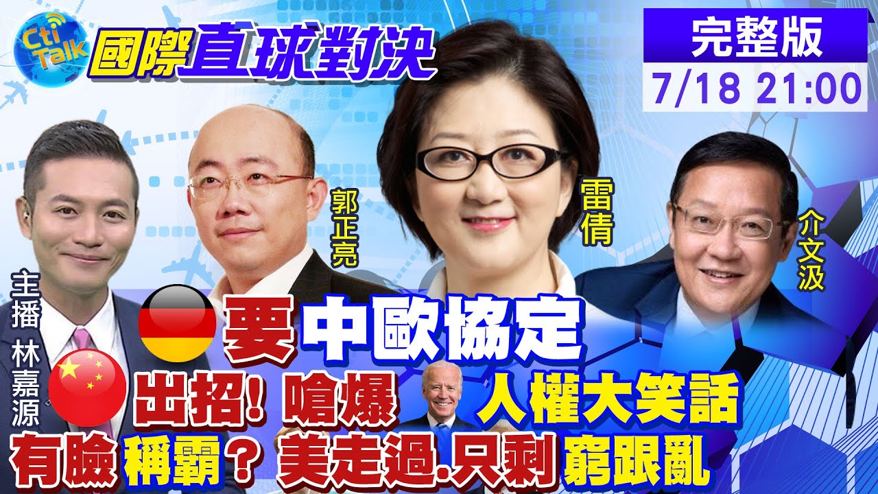 【國際直球對決】中美博弈! 